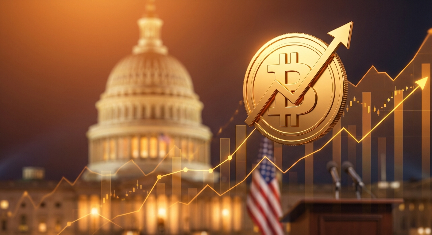 Bitcoin springt auf $66.000 vor Trumps State of the Union – dann wieder Korrektur